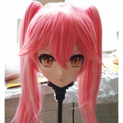 (KM261)Quality Handmade Female/Girl Resin 3/4 Head Japanese Cartoon Character Tamamo no Mae Cosplay Kigurumi Mask Crossdresser (KM261)Quality Handmade Female/Girl Resin 3/4 Head Japanese Cartoon Character Tamamo no Mae Cosplay Kigurumi Mask Crossdresser
